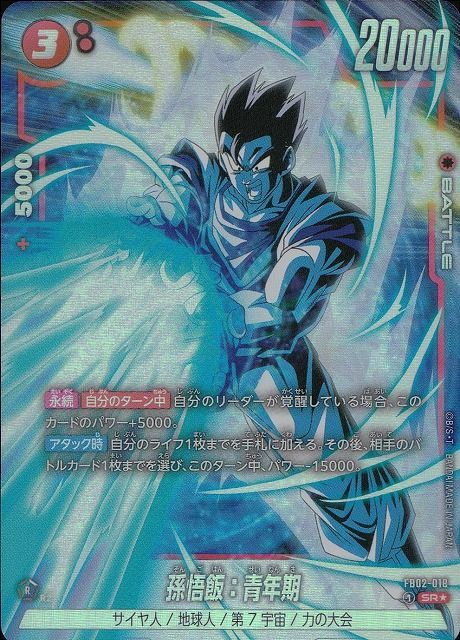 中古状態：A 】【ﾄﾞﾗｺﾞﾝﾎﾞｰﾙFW】ﾊﾟﾗﾚﾙ)孫悟飯:青年期【SR