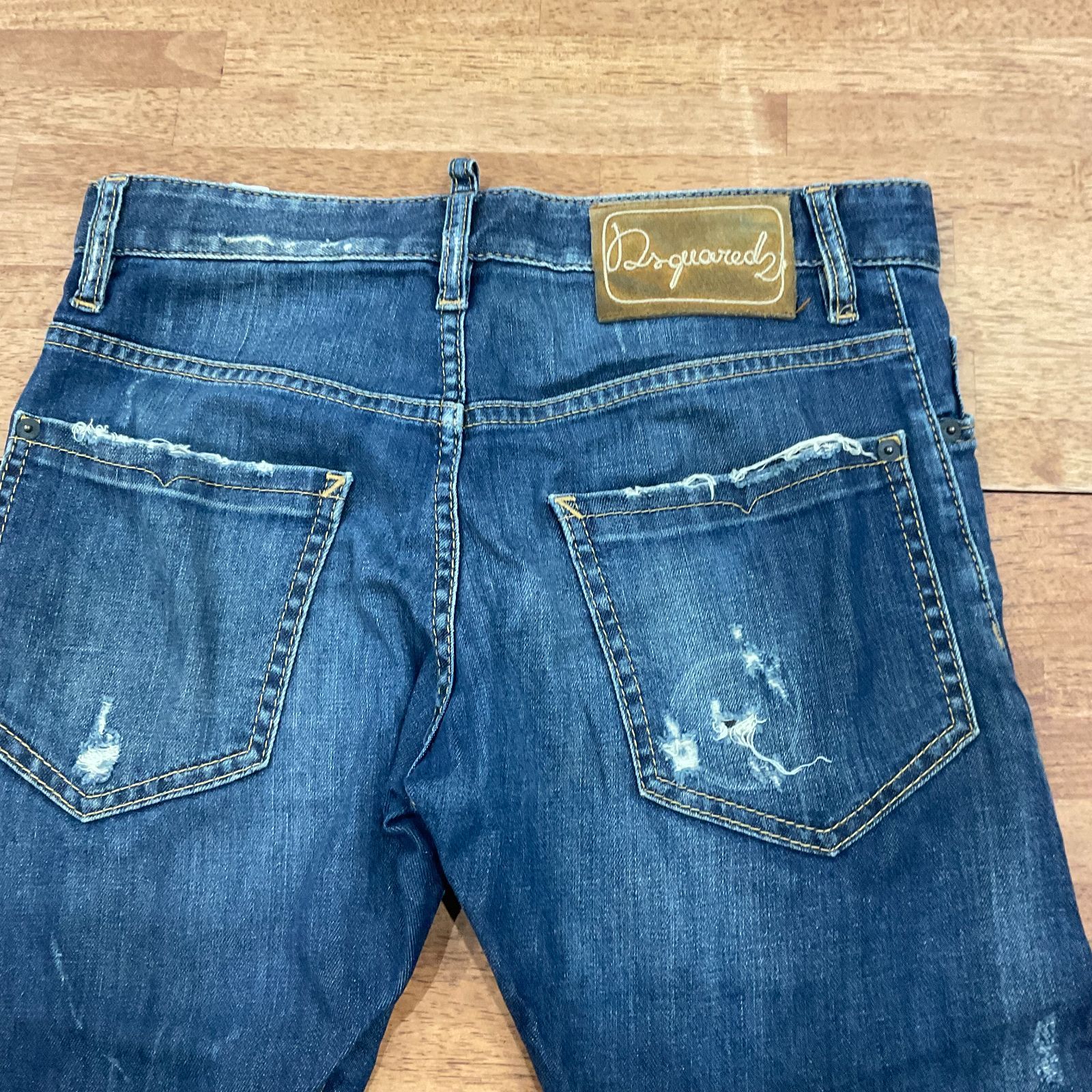 PPFM ペイント ダメージ加工 デニムジャケット インディゴ　メンズ NUMBER (N)INE DENIM(ナンバーナインデニム) 加工デニム