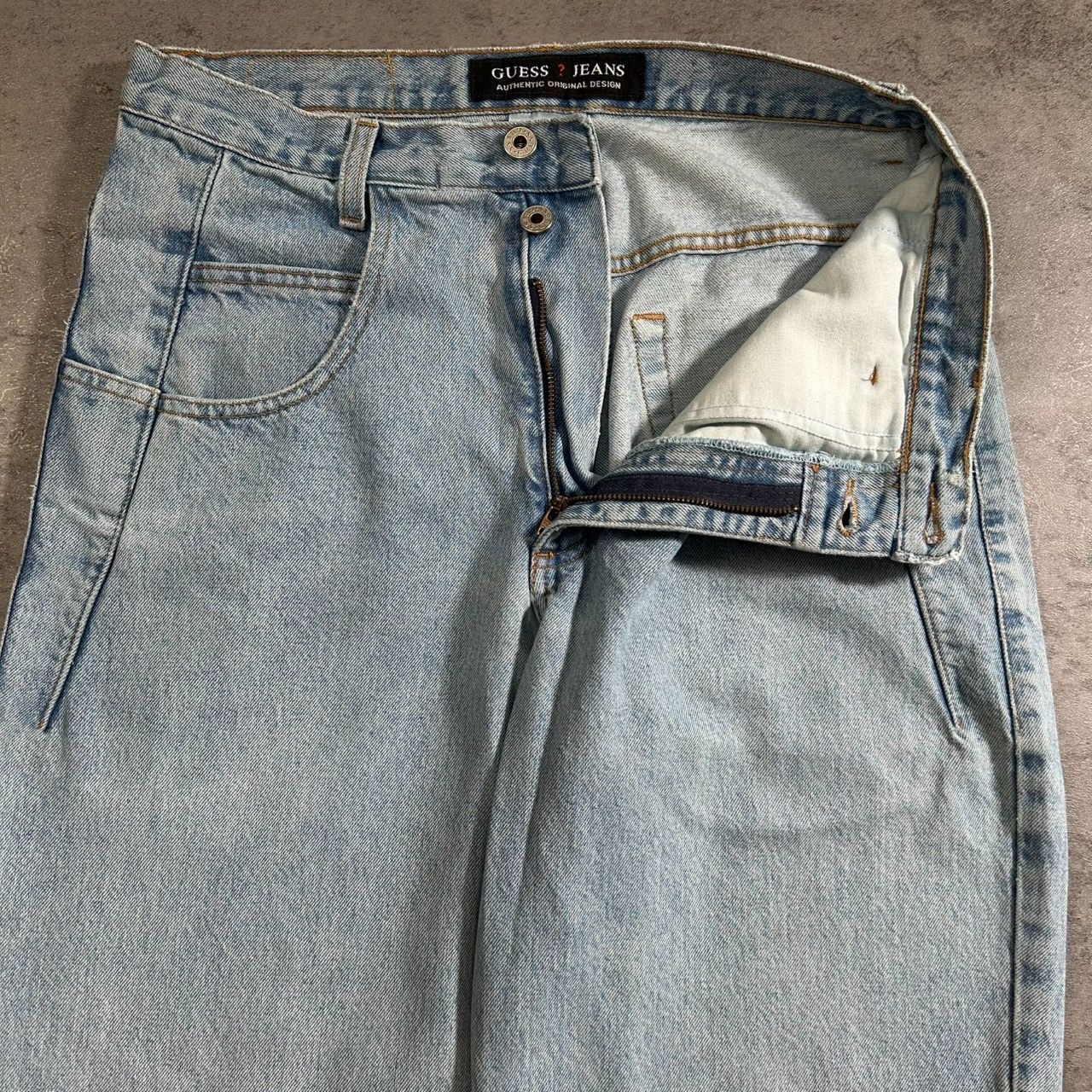 GUESS JEANS ゲス ジーンズ ハイウエストデニムパンツ マムジーンズ  