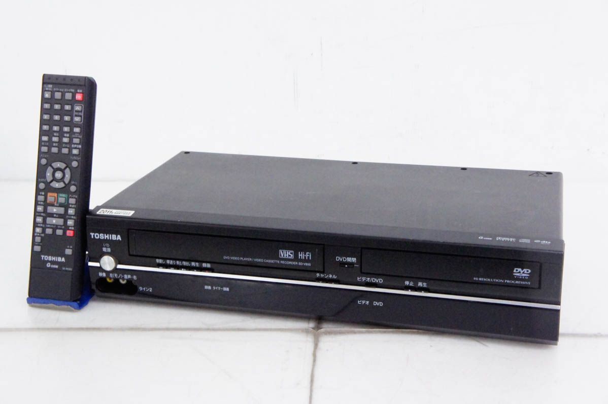 中古】【メンテナンス済み】東芝TOSHIBA VTR一体型DVDビデオ