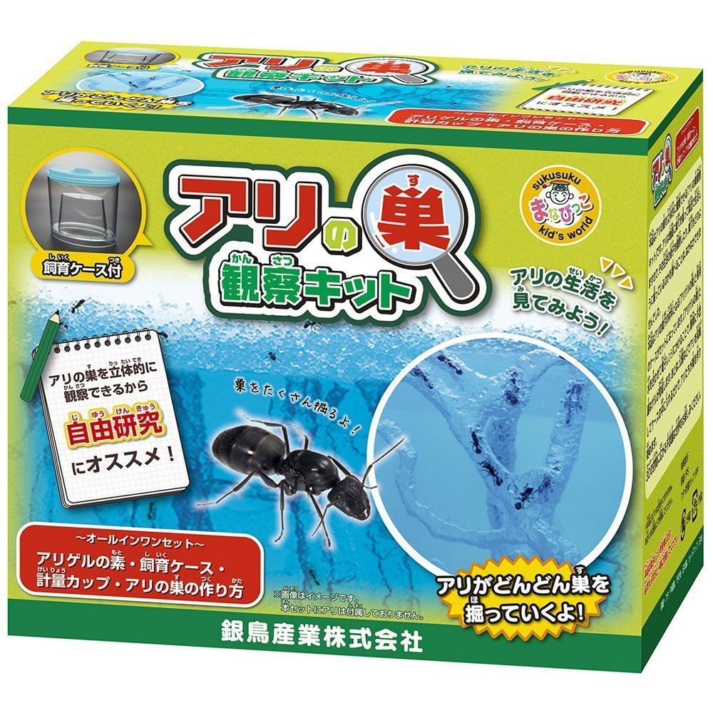【在庫セール】『まなびっこ 観察キット アリ伝説 アリの巣観察キット』
