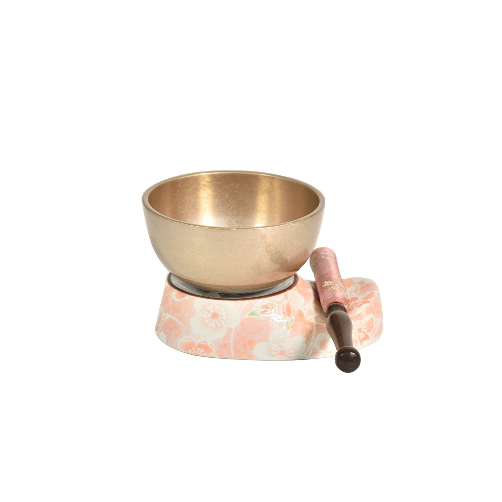 【特価商品】3点セット りん棒 鈴音(すずね) りん台 りん 雅桜ピンク にも 供養 ネールピンク ペット 仏具小物 りん2.3寸 合わせやすい に 国産 モダン仏壇 仏具セット 日本製 ミニ 仏具 サン