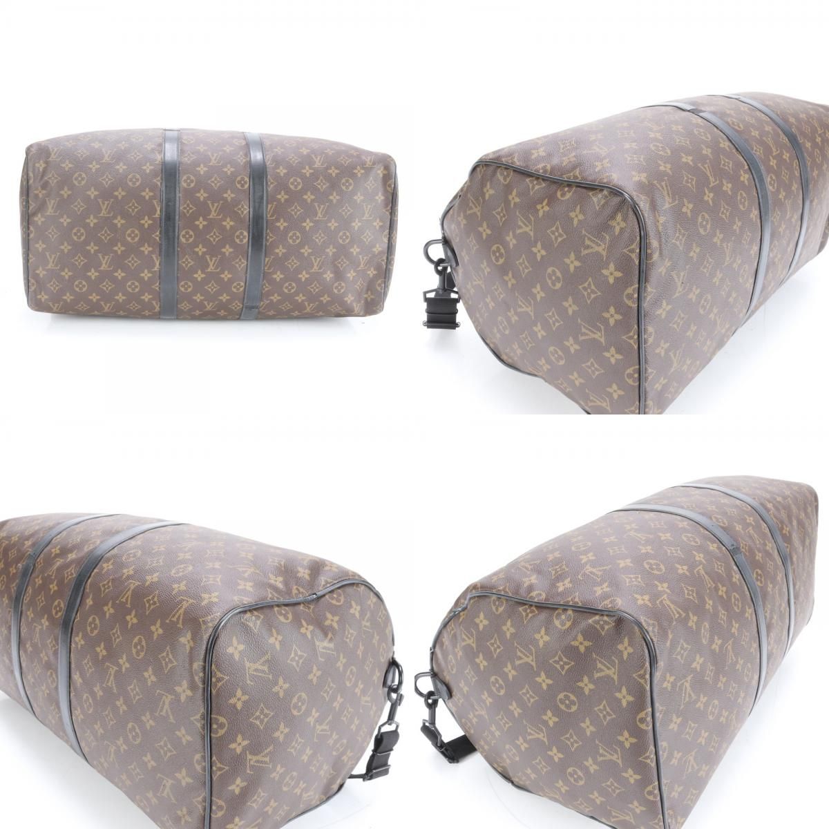 ルイヴィトン モノグラム ウォータープルーフ キーポル 55 M41411 PVC  