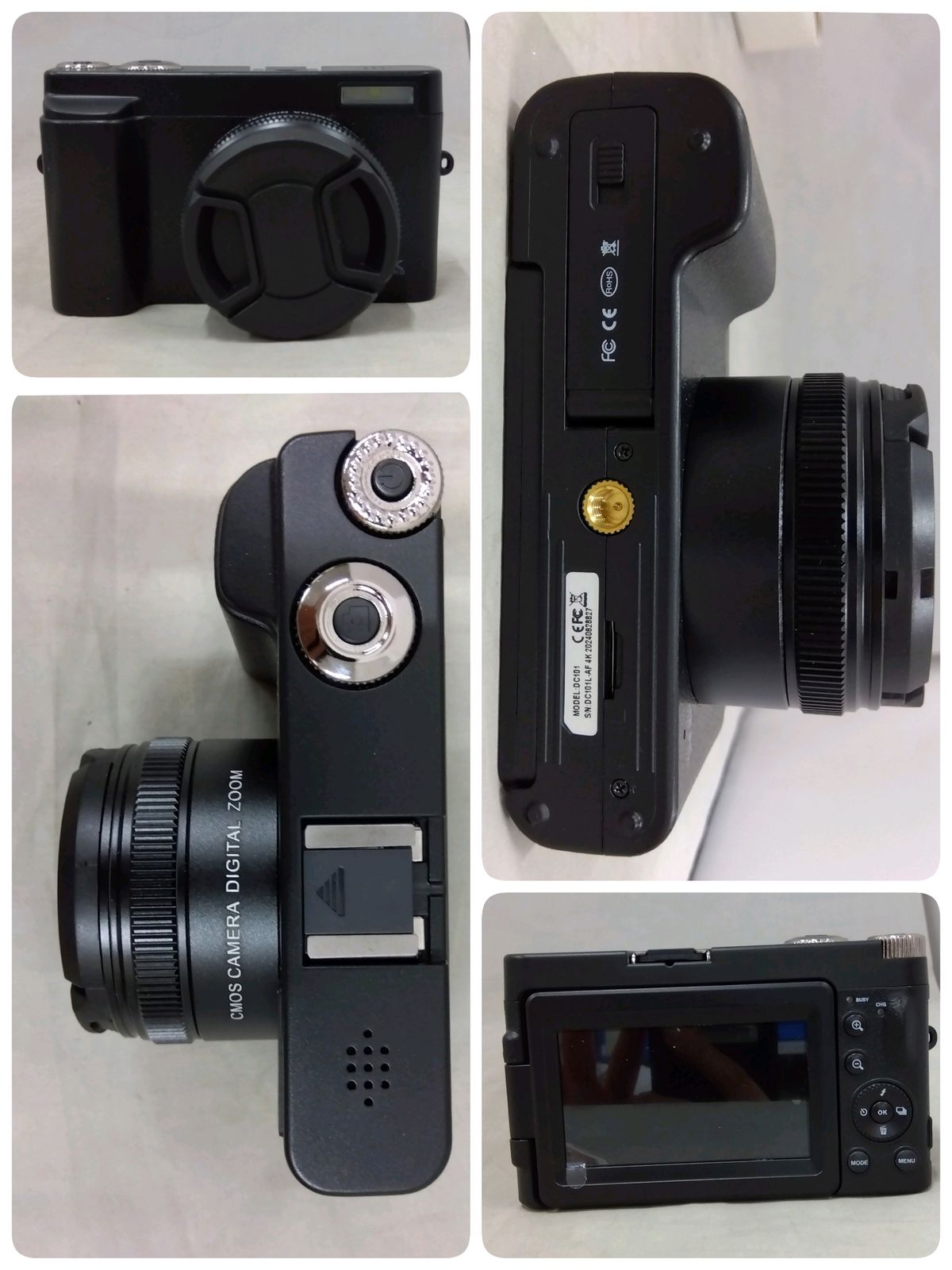 バッテリー・充電器未開封】Jumobuis デジタルカメラ 4K DC-101L-AF-4K