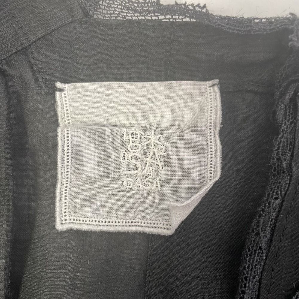 美品 23SS GASA ガサ 完売モデル 導かれた場所 リネン100％ 七分袖 