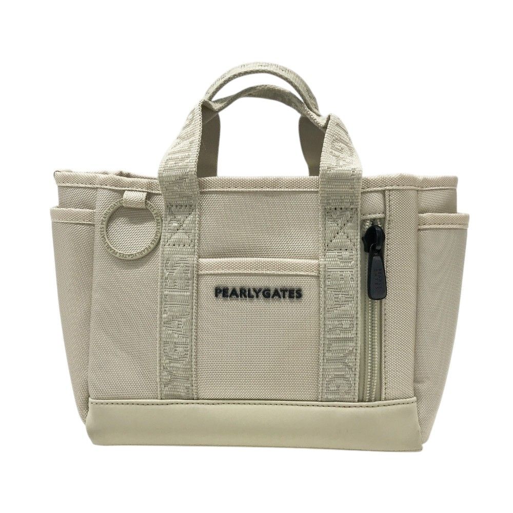 PEARLY GATES カートバックベージュ PEARLY GATES 【新品】パーリーゲイツ カートバッグ ベージュ×黒