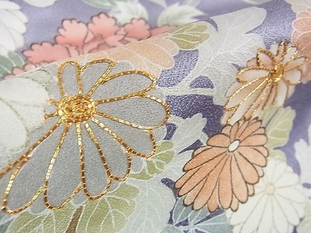 平和屋本店■極上　創業460年・千總　訪問着　駒刺繍　花車　暈し染め　金彩　高島屋扱い　反端付き　逸品　DZAA1329kh4 平和屋本店□極上 創業460年・千總 訪問着 駒刺繍 花車 暈し染め 金彩