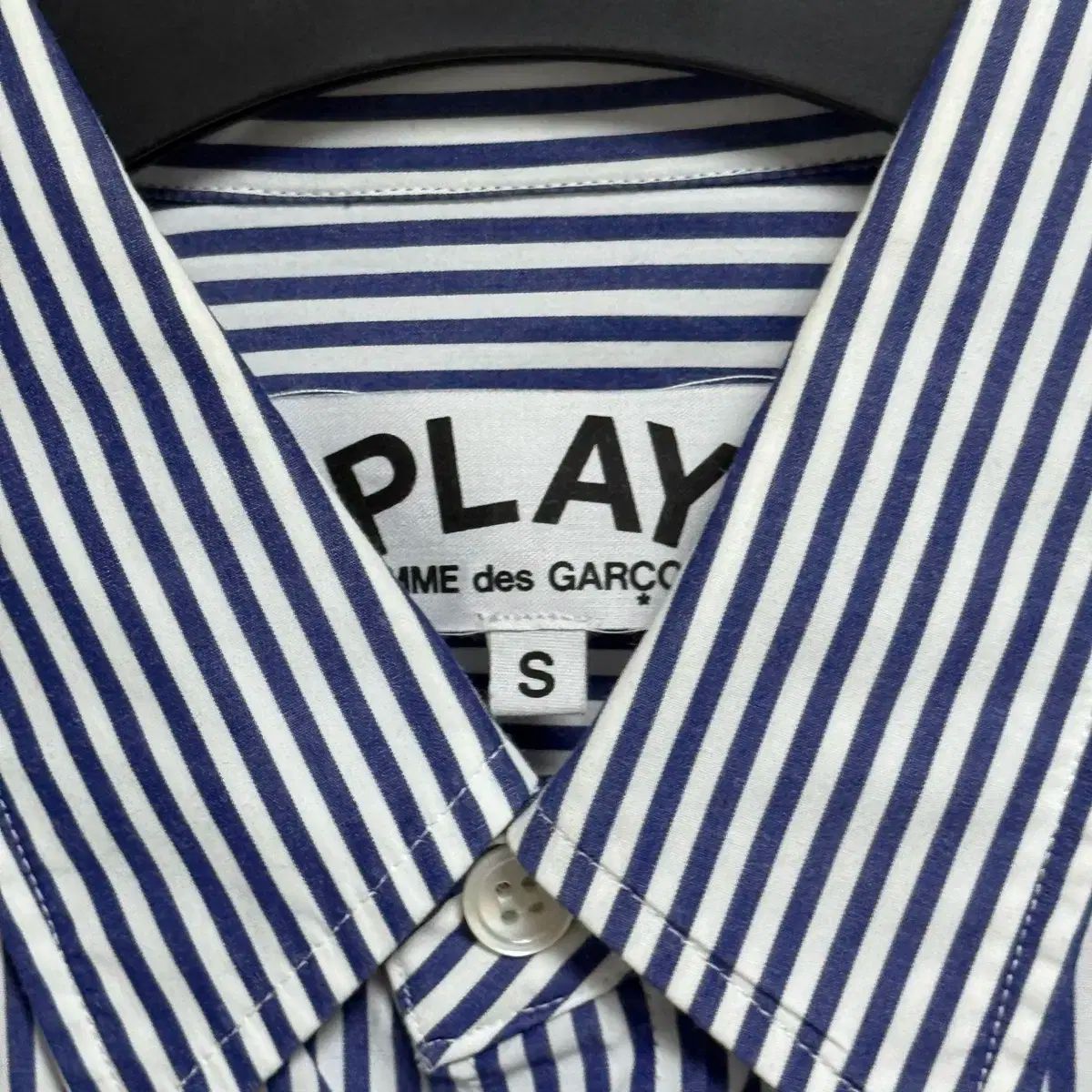 コム デ ギャルソン ストライプ シャツ S