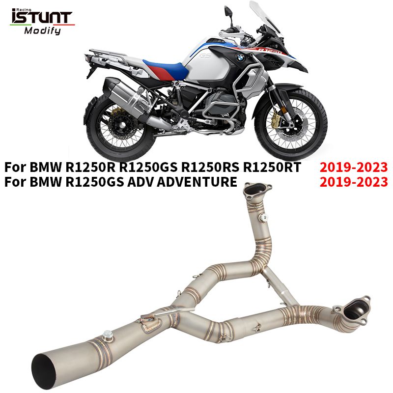 バイク 排気システム フロントリンクパイプ BMW R1250R R1250GS ADV アドベンチャー R1250RS R1250RT 2019-23