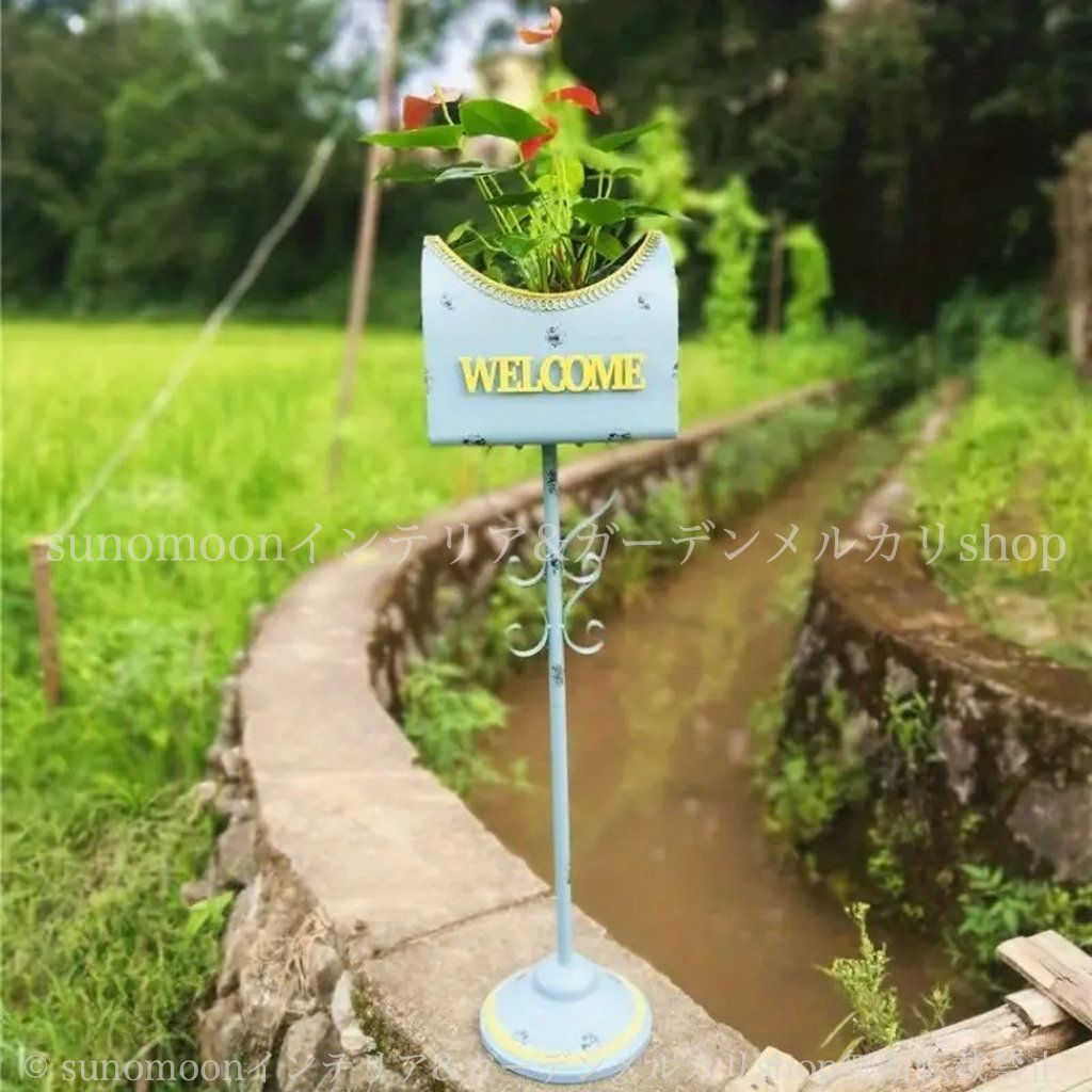 プランター ポスト ヴィンテージ調 植木鉢 フラワーポット 寄せ