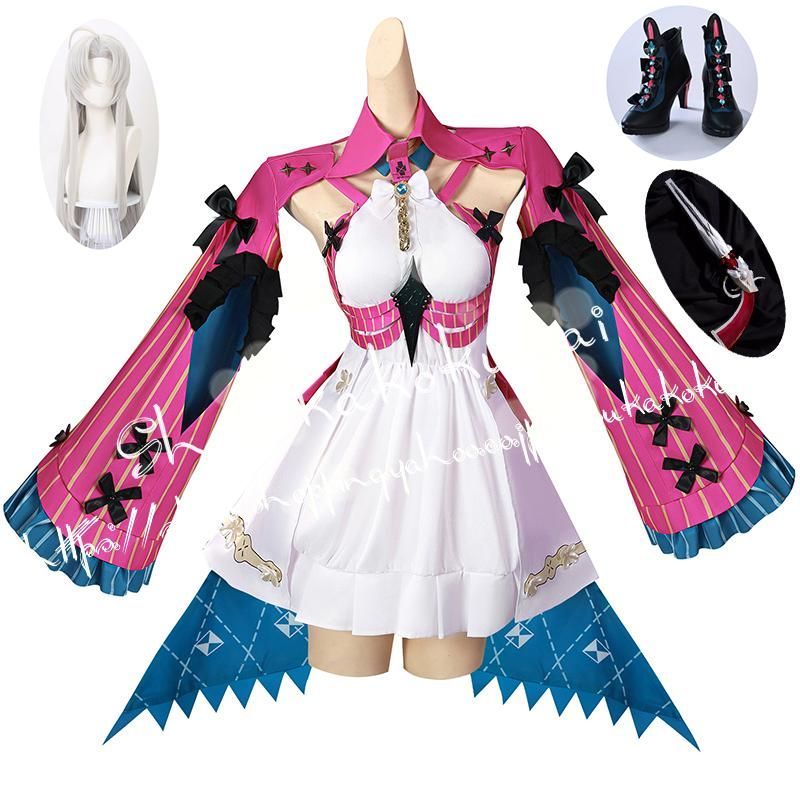 鳴潮 フルールドリス コスプレ ウィッグ 武器セット フルールドリス