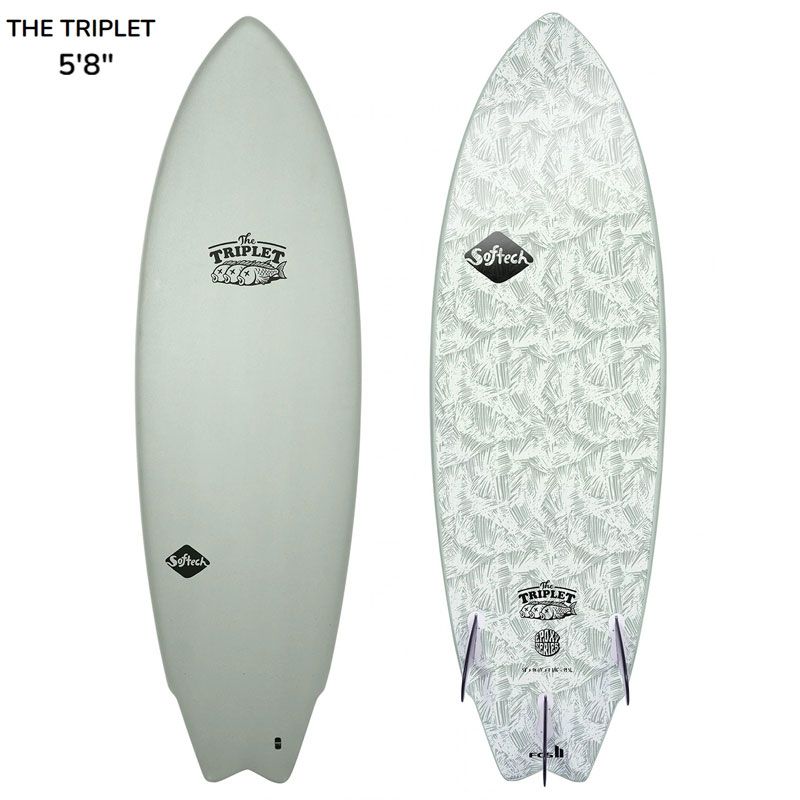 2022 SOFTECH THE TRIPLET 5'8 / ソフテック ザ・トリプレット サーフボード ショートボード ソフトボード 営業所 ...