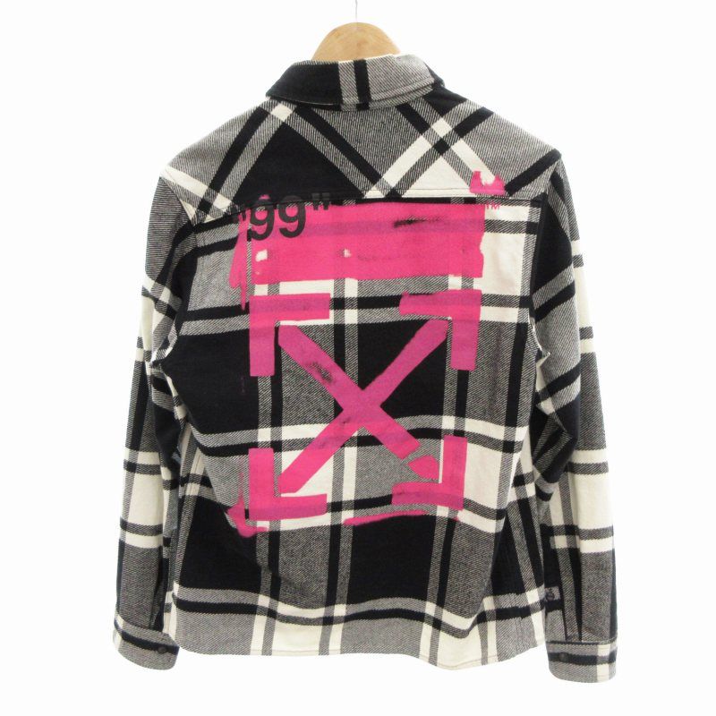 off-white オフホワイト　ステンシル　フランネルシャツ off white Off-White オフホワイト STENCIL FLANNEL SHIRT