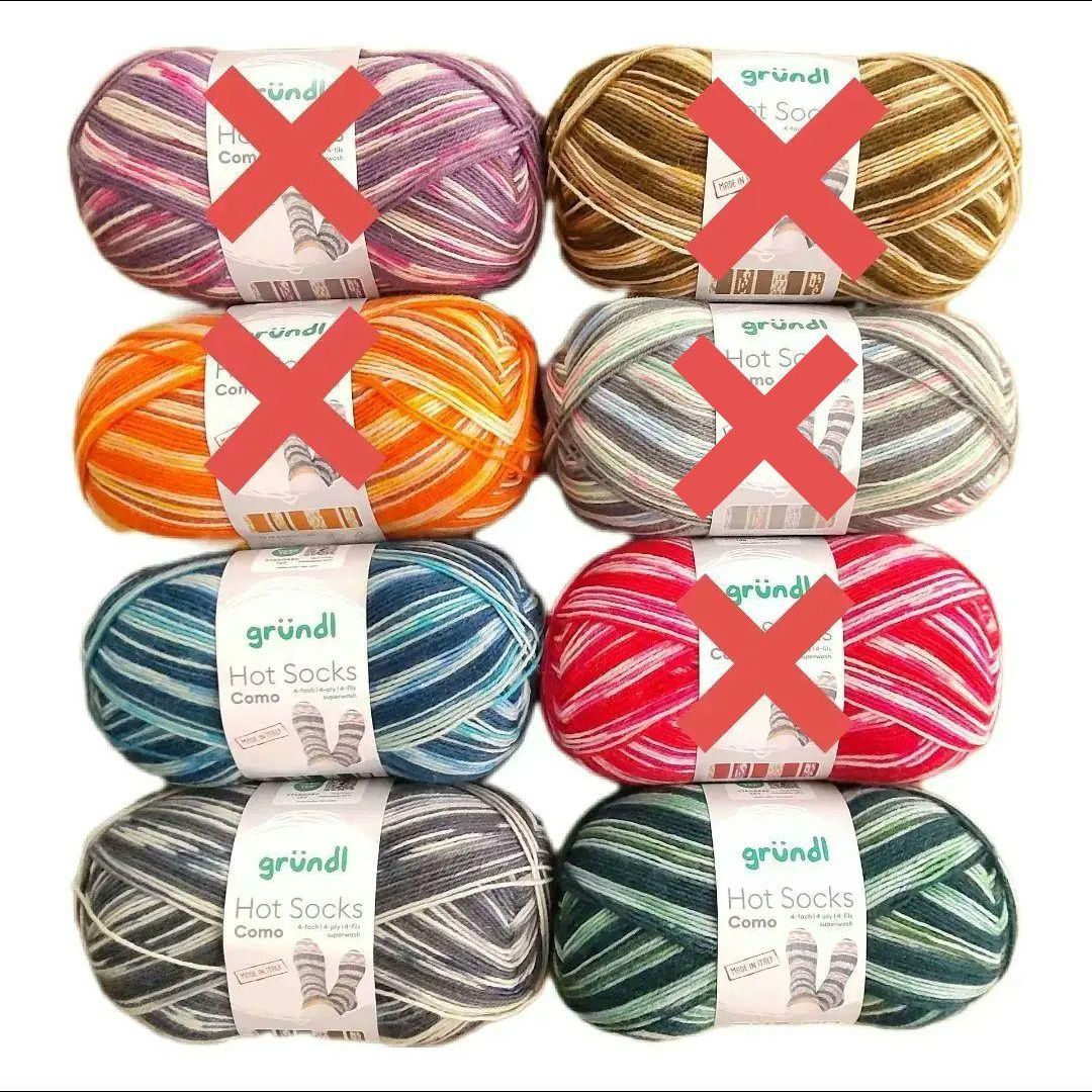 Gründl Hot Socks Como ソックヤーン 毛糸