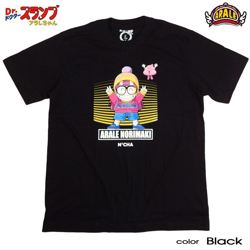 ☆ドクタースランプ☆アラレちゃん 日本未発売インポート商品 Ｔシャツ うんちくん arale あられ ペンギン村 メンズ レディース ユニセックス  アニメ 半袖 ブラック キャラクター 可愛い OTAKU ガっちゃん スッパマン ニコチャン大王 ダンス 誕プレ - メルカリ