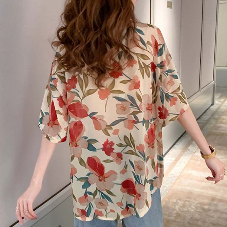 希少【EVISU】エヴィス/和柄ポロシャツ/花柄　扇子 半袖　Y2K 総柄　花 希少【EVISU】エヴィス/和柄ポロシャツ/花柄 扇子 半袖 Y2K 総柄 花