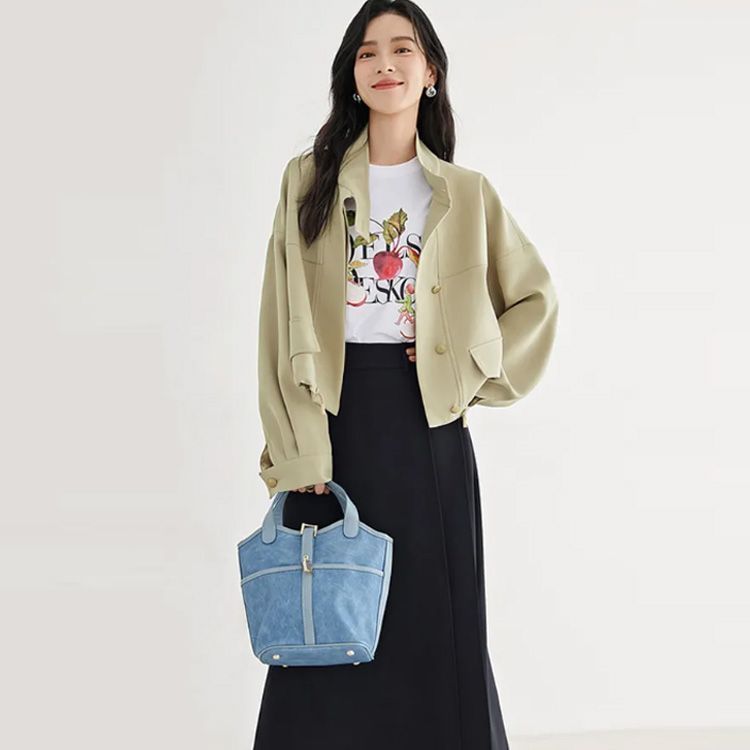 襟付き アウター