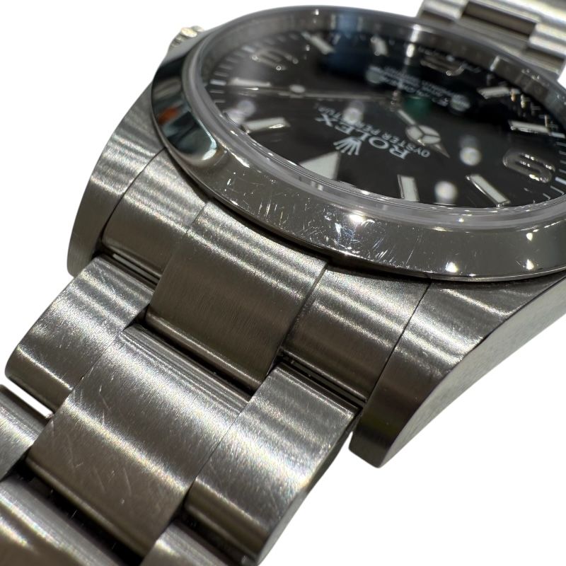 ROLEX エクスプローラー1 ボーイズ　メンズ腕時計 ロレックス ROLEX エクスプローラー1 214270 ブラック SS メンズ