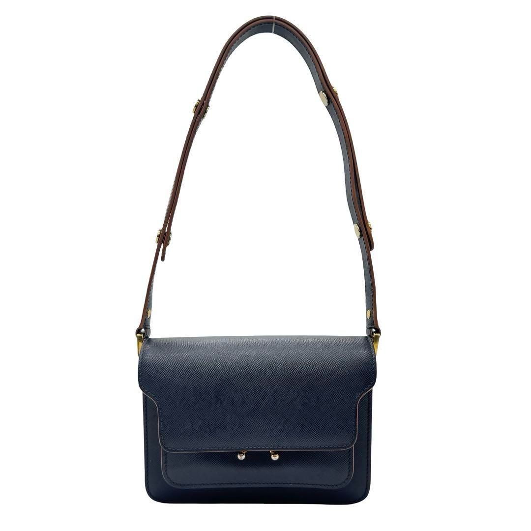 MARNI マルニ ショルダーバッグ トランク ゴールド金具 斜めがけ MARNI マルニ ショルダーバッグ トランク ゴールド金具 斜めがけ