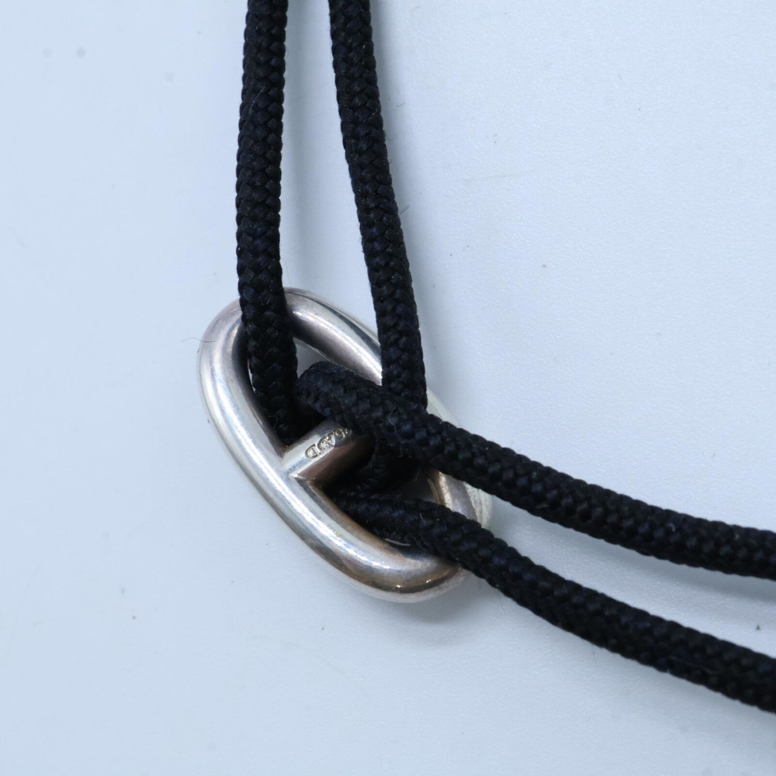 HERMES エルメス Ag925 シェーヌダンクル　スキッパー　チョーカー HERMES エルメス スキッパーチョーカー シェーヌダンクル グレナン