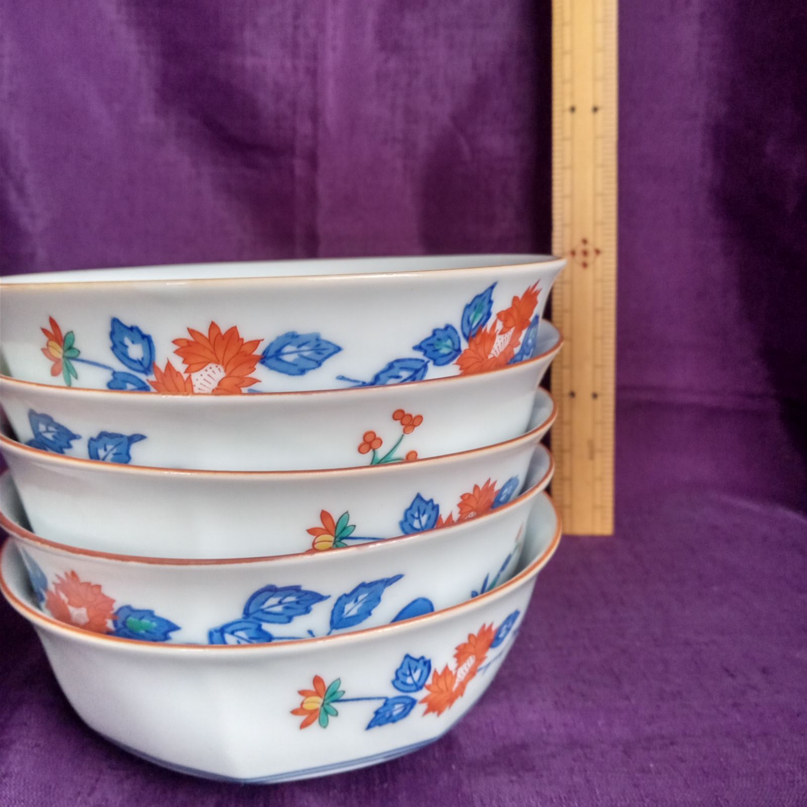 有田焼 西山窯 小鉢揃い 菊花柄 5個 13cm 共箱 未使用 - メルカリ