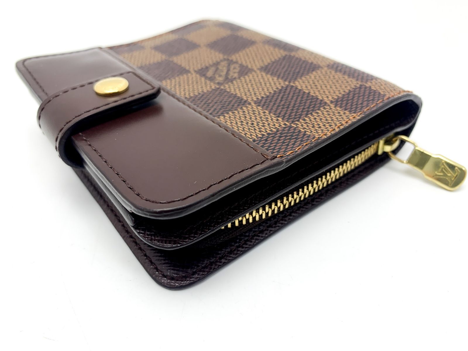LOUIS VUITTON ルイヴィトン LV ダミエ コンパクトジップ N61668 二