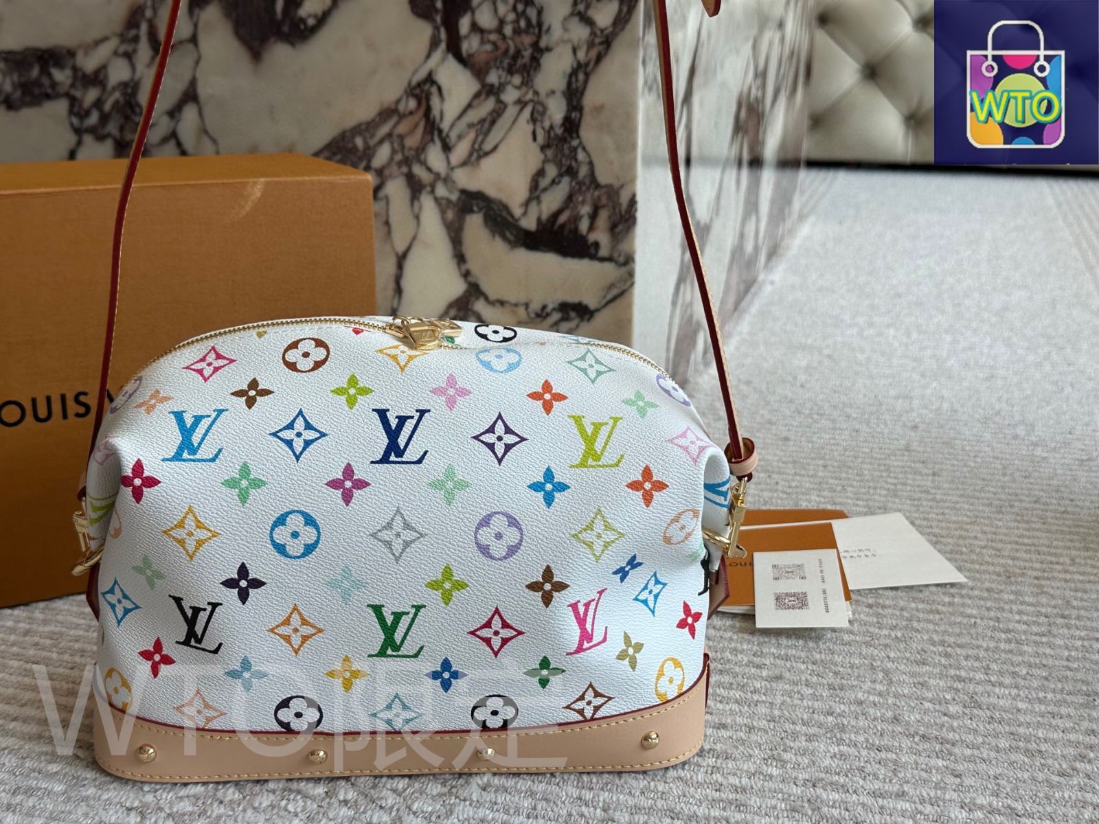 今日特価】Louis Vuitton ルイ・ヴィトン 化粧ポーチ ダブル