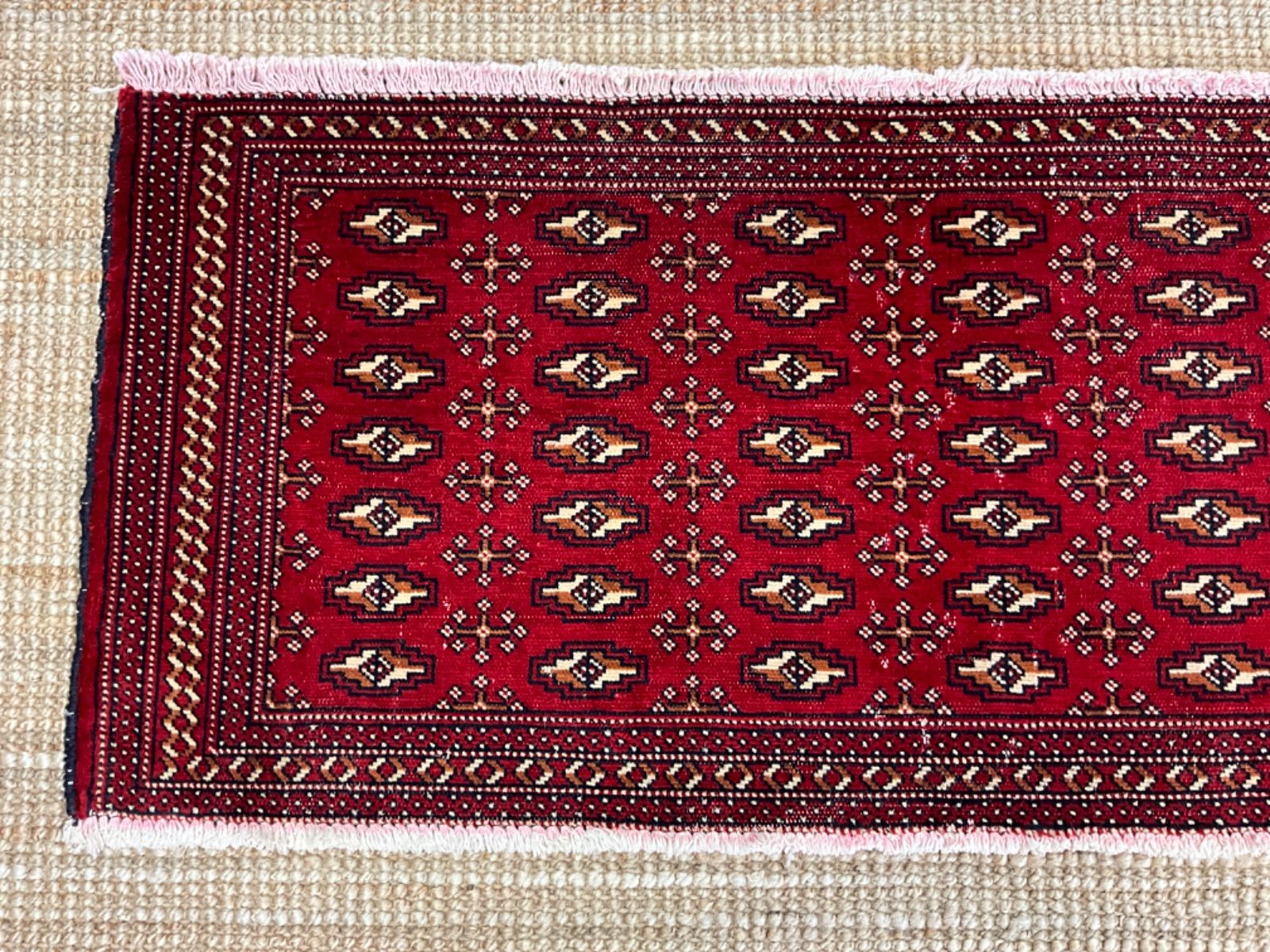 ペルシャ絨毯　トルクメン産　ヴィンテージラグ　トライバルラグ ペルシャ絨毯 トルクメン ヴィンテージラグ トライバルラグ