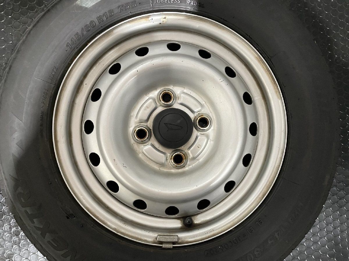 BS NEXTRY 145/80R13】夏タイヤ【ダイハツ 純正ホイール 13インチ