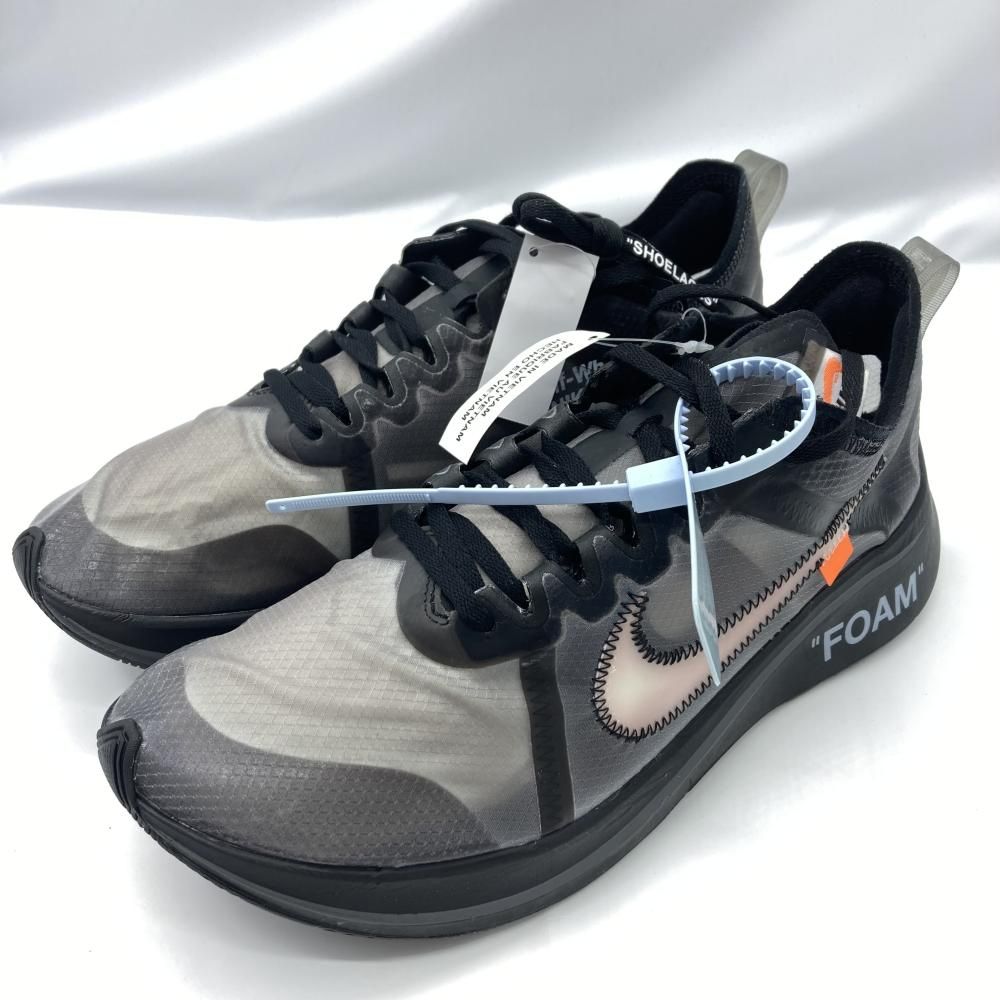 OFF-WHITE×NIKE ZOOM FLY BLACK サイズ28.5cm AJ4588-001 オフホワイト ナイキ THE 10 19