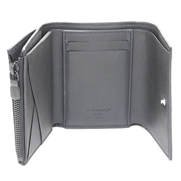  ルイヴィトン ヴィクター･ウォレット モノグラム･シャドウ レザーブラック M 12635 三つ折り財布 コンパクト財布 三つ折り財布 折り財布