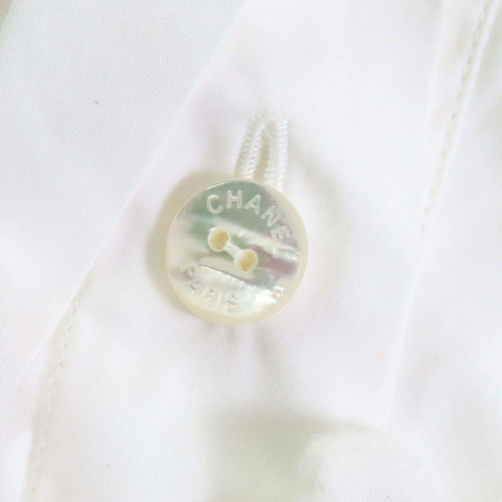良品△CHANEL シャネル 16C P53130 ココシェルボタン コットンポプリン  