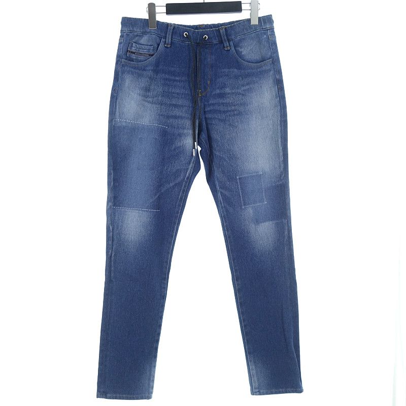 リサウンドクロージング|RESOUND CLOTHING MICK DENIM JERSEY デニム ジャージ テーパード パンツ インディゴ サイズ メンズ3