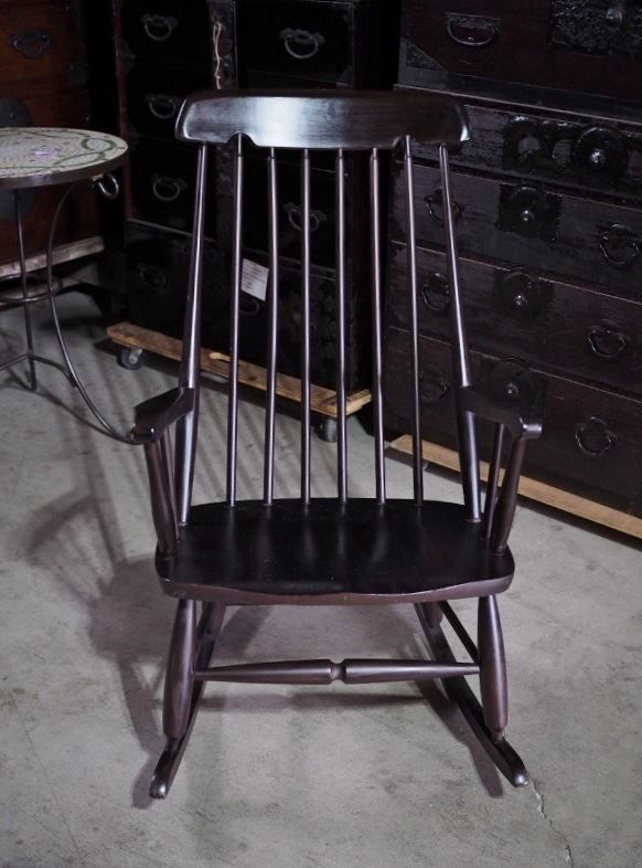 ヴィンテージロッキングチェア 昭和後期 古録展 送料無料 中古