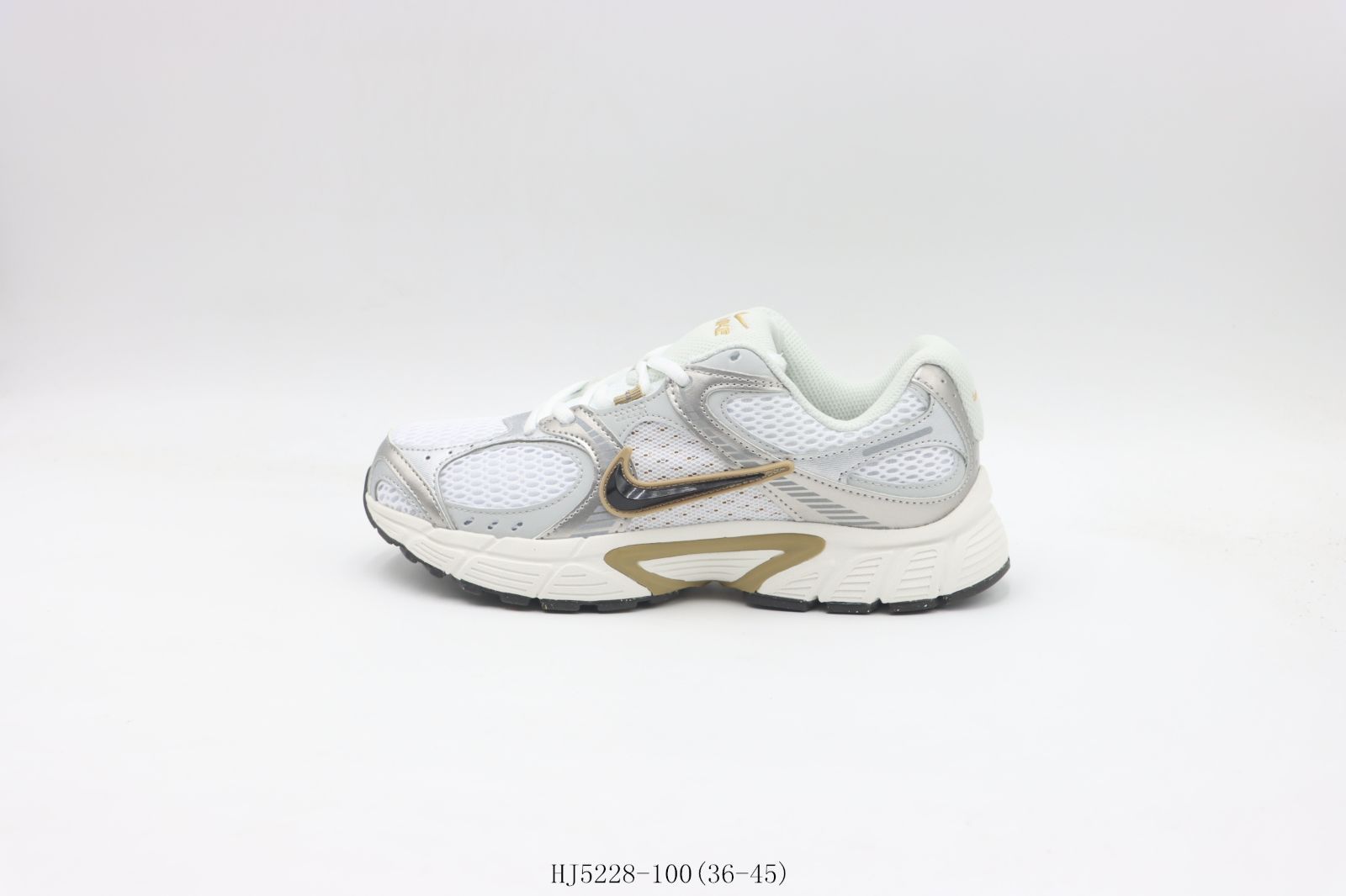 今日 Nike ナイキ ランニングシューズ HJ5228-100 ホワイトブラックゴールド-WTO輸入3