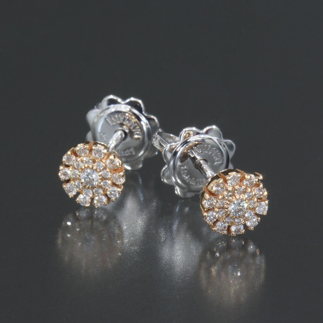 ダミアーニ DAMIANI マルゲリータ ダイヤ ピアス K18WGPG 2.6g 保 E1745