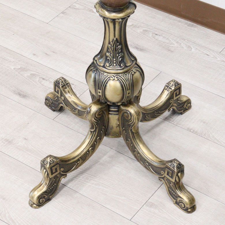 ①イタリア製 ハンガーポール ハンガーラック コート 輸入家具 真鍮