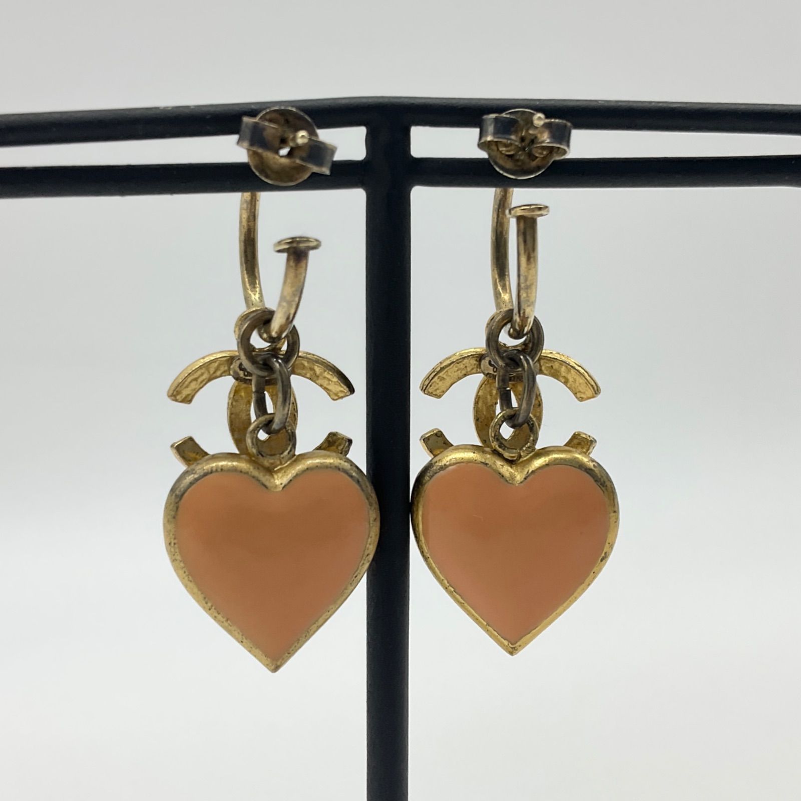 正規品，人気SALE 【訳あり】シャネル スイング ピアス ハート 02P