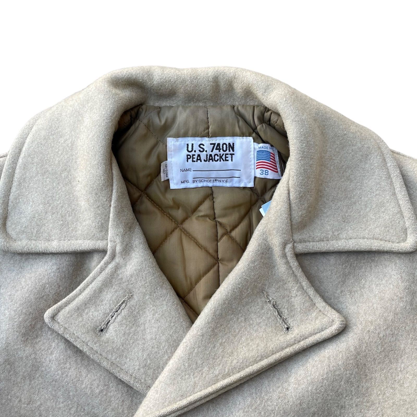 Schott U.S.740N PEA JACKET USA製UT-1361 - メルカリ