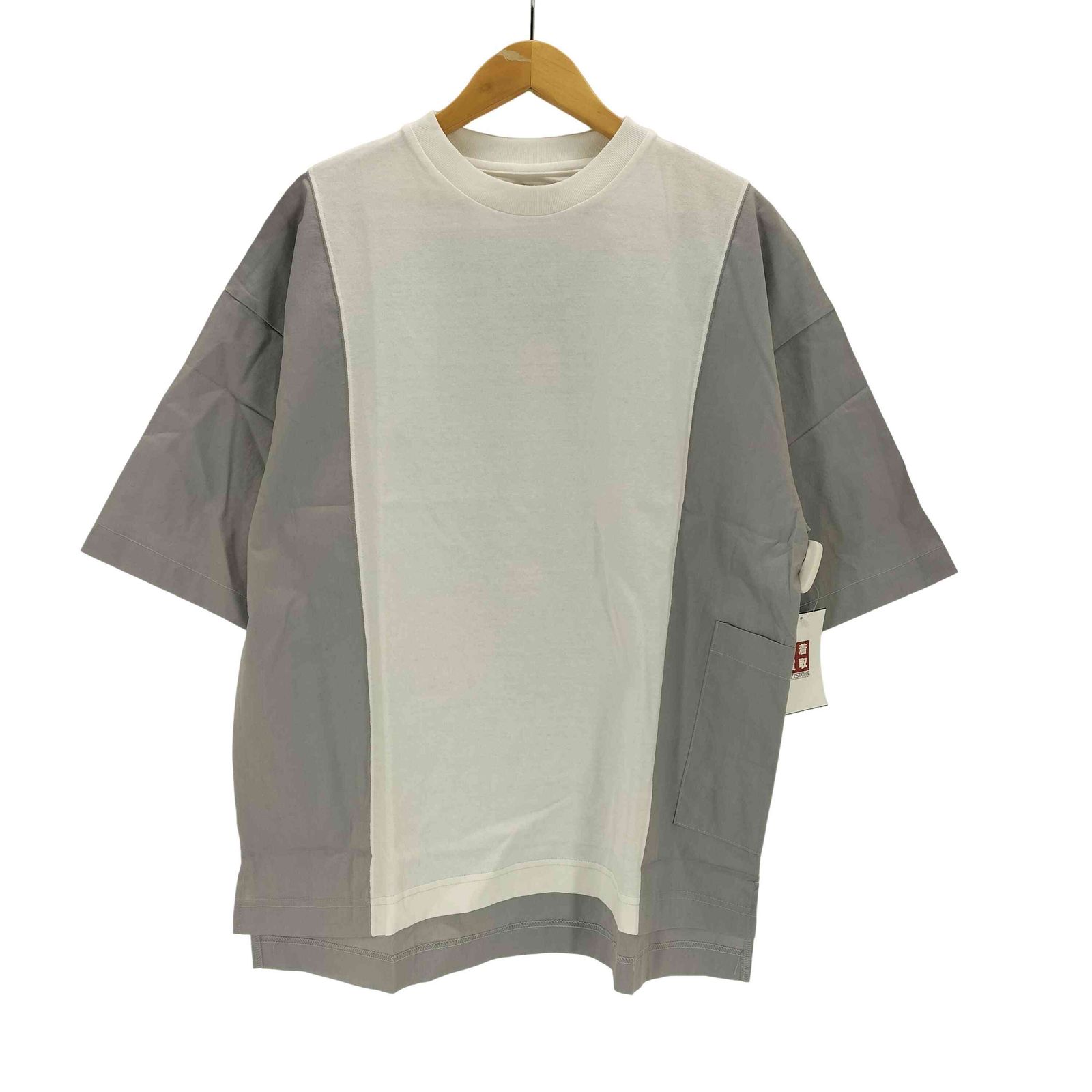 ミスターオリーブ MR.OLIVE MIX MATERIAL / S/S CREW NECK SHIRT メンズ JPN：M 