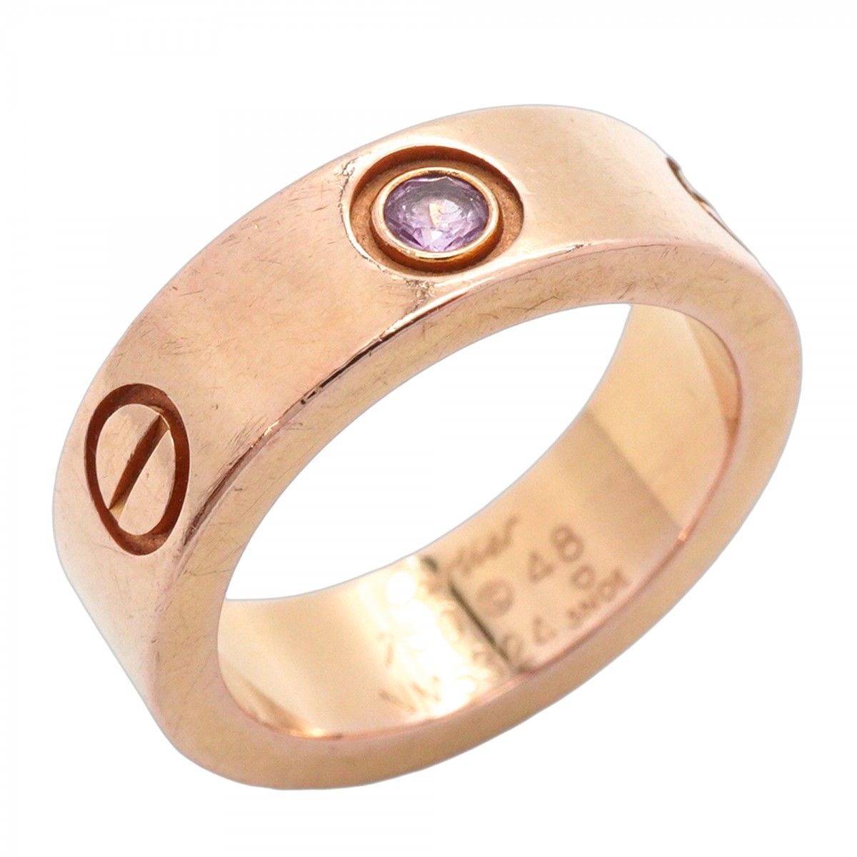 5jeb0709】カルティエ リング ラブ K18PG ピンクゴールド ピンク  