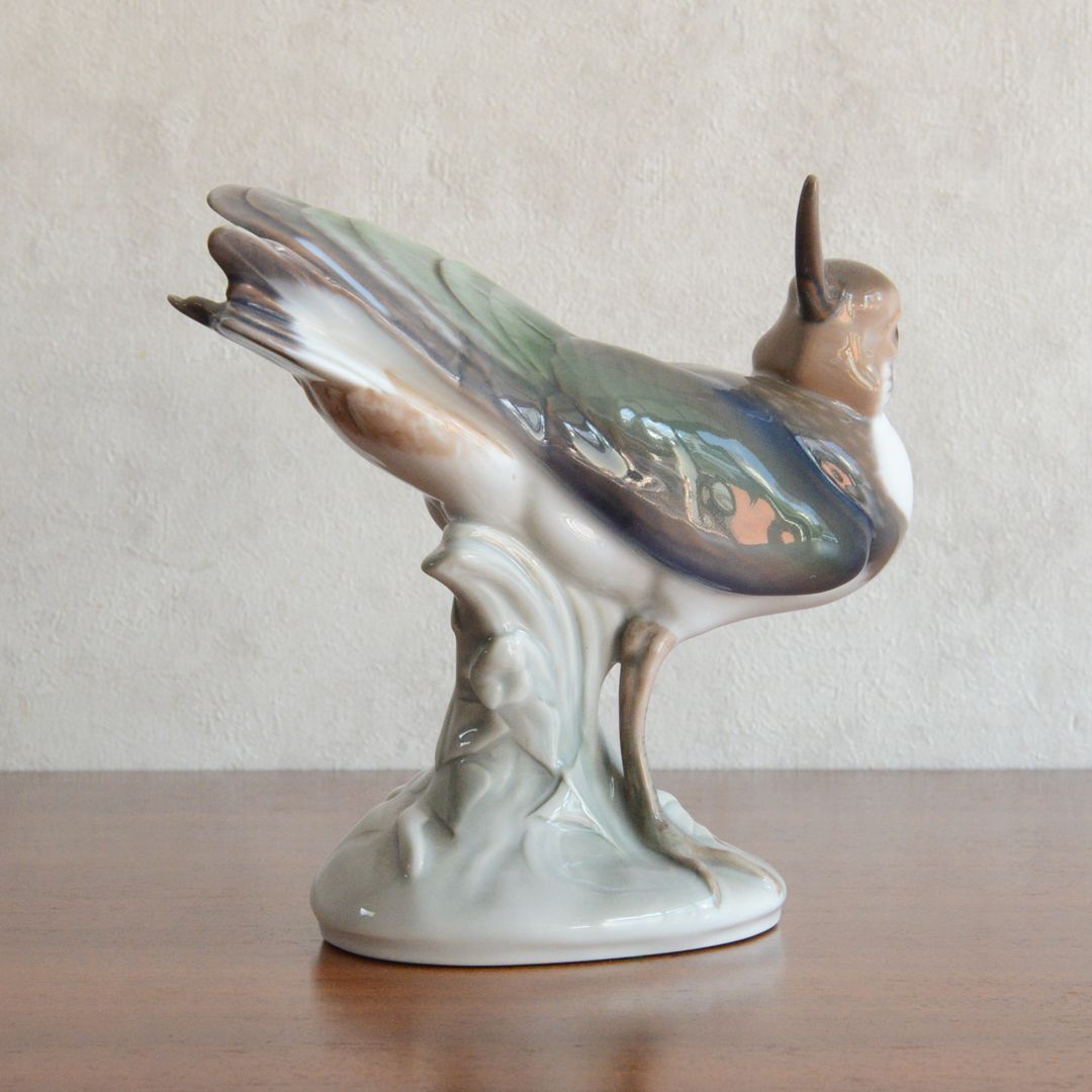 B&G ビングオーグレンダール フィギュリン Northern Lapwing タゲリ