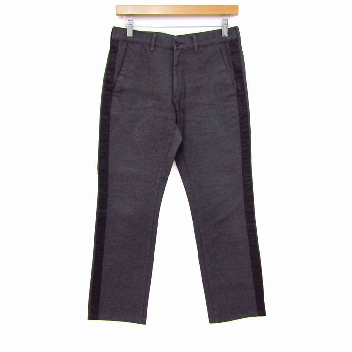 バーバリーブラックレーベル パンツ ボトムス ストレッチ メンズ 70サイズ グレー BURBERRY BLACK LABEL