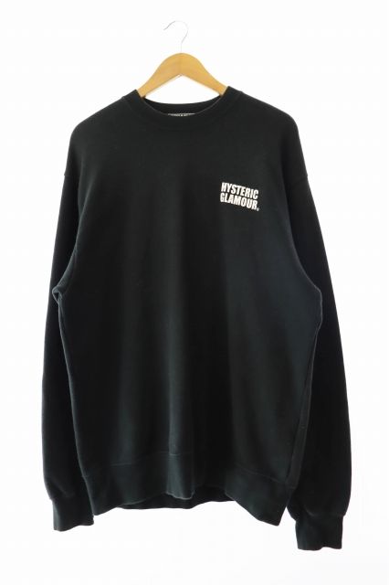 ヒステリックグラマー HYSTERIC GLAMOUR 22AW SEE NO EVIL SWEATSHIRT スウェットシャツ トレーナー 02231CS06 L 黒 ブラック ブランド古着ベクトル 250618