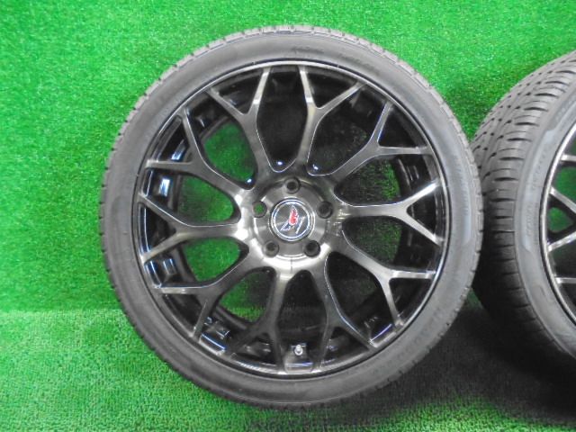 5FP201 AAT バリ山 225 40ZR18 ZEETEX HP6000 eco 夏タイヤ アルミホイール4本セット 製 PCD112×5H
