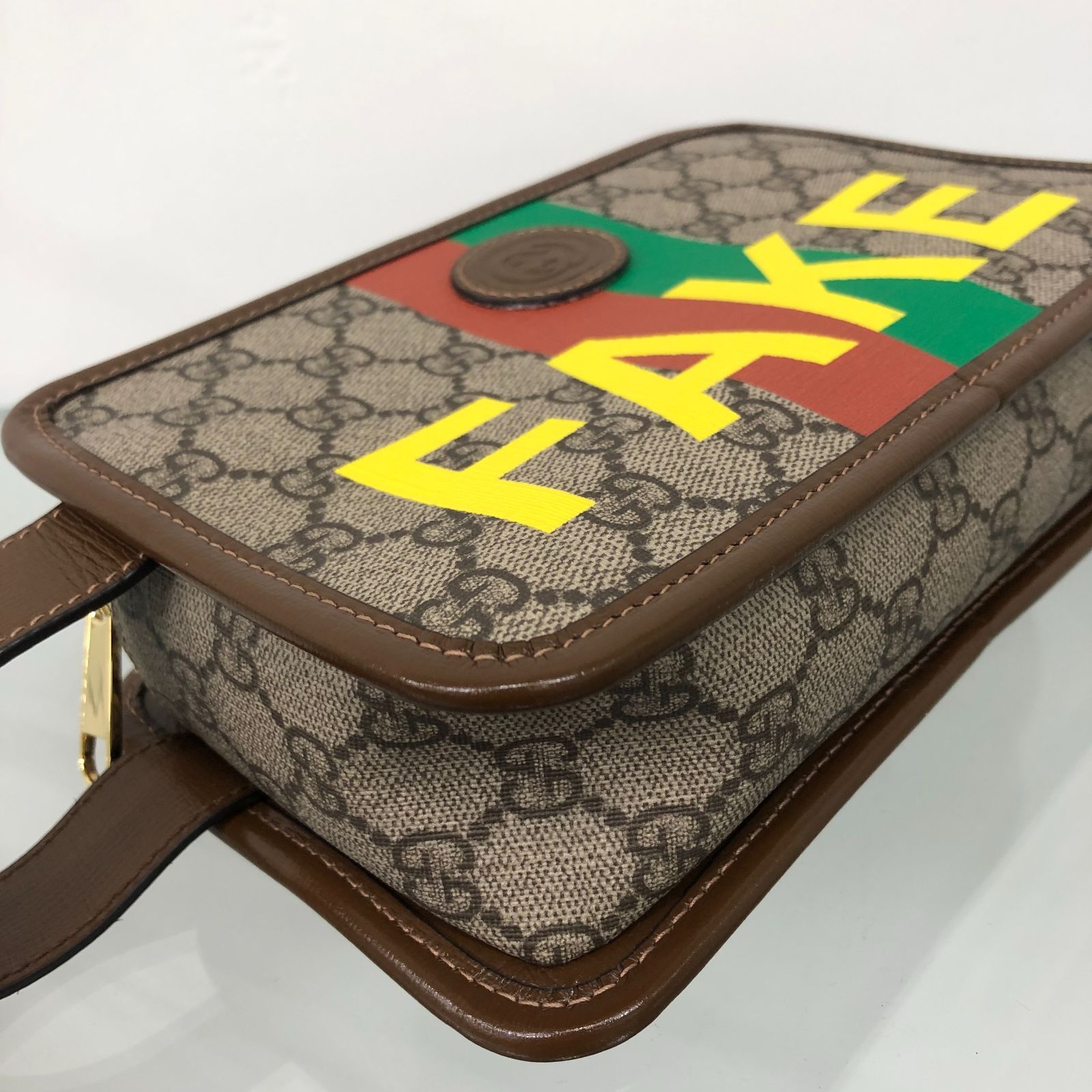 低価爆買い極美品　GUCCI GGスプリーム FAKE NOT スニーカー 26cm 靴