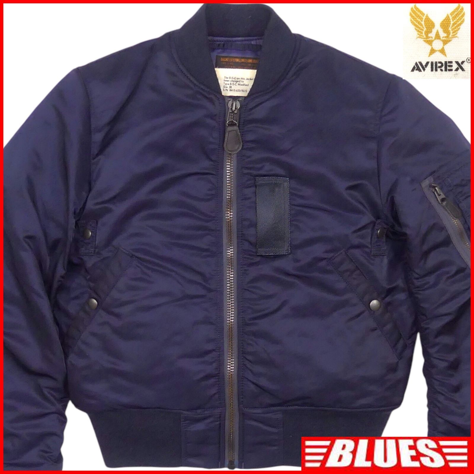 b15c 【vintage type】アヴィレックス サイズ38 直営店限定 AVIREX