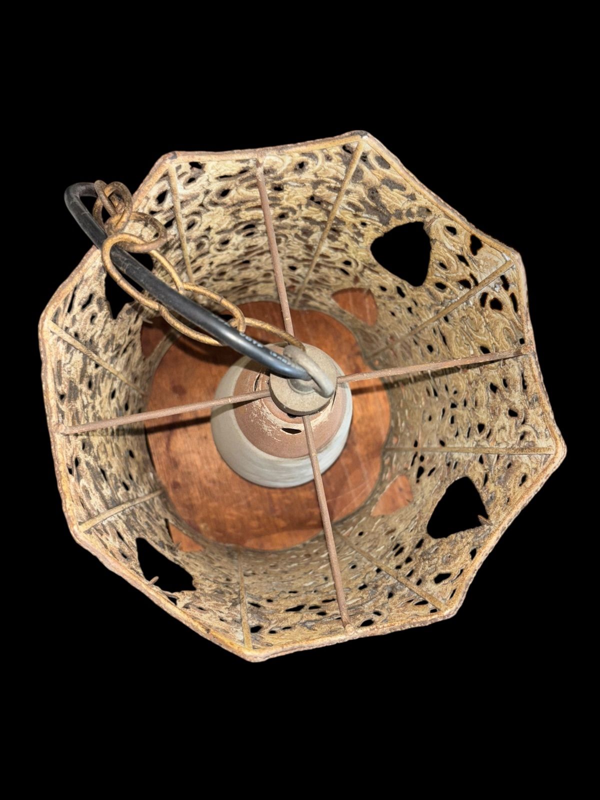 ミニシャンデリア 【果実】 1920年 フランス ミニシェード