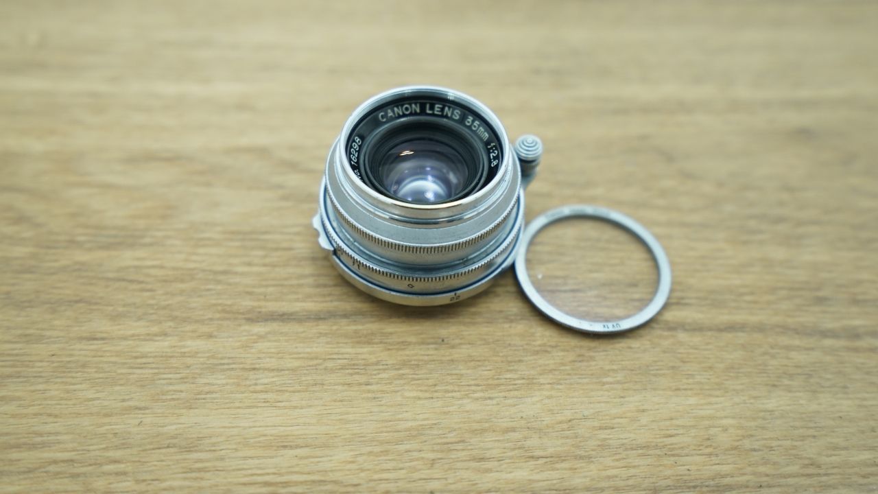8242 Canon LENS 35mm F2.8 ライカ L39マウント - メルカリShops