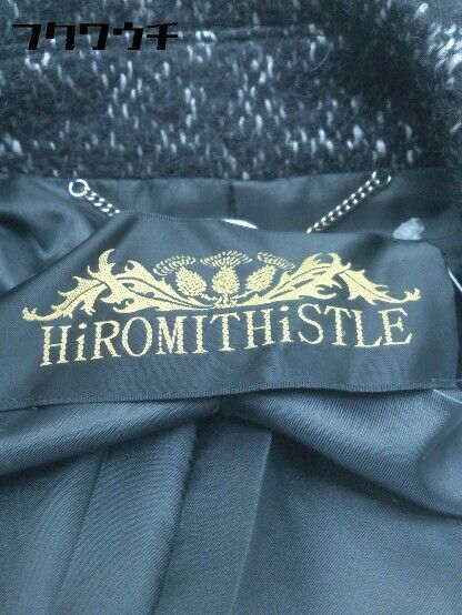 □ HIROMITHISTLE ヒロミシスル 長袖 コート サイズF ブラック